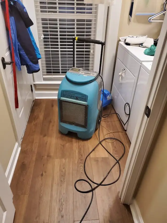 Commercial dehumidifier deployed for Crawl Space Restoration in Forrest City